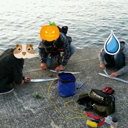 息子とその友達たちと朝マズメ釣行。今日も活況でした。